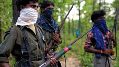 Maoists attack Pusuguppa police base camp in Cherla mandal of Bhadradri-Kothagudem district on Wednesday evening.