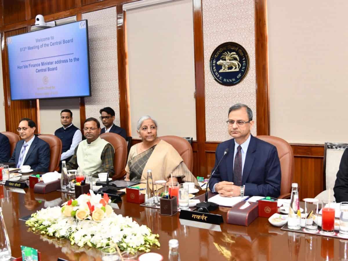 FM Sitharaman with RBI and Ministers