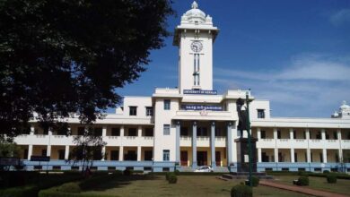The image displays a picture of Kerala University